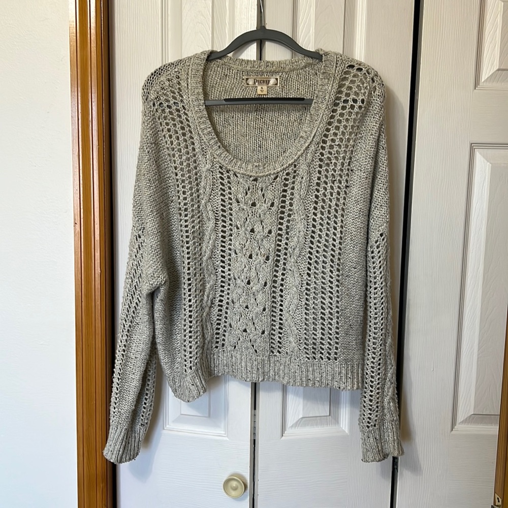 Decree Open Knit Sweater